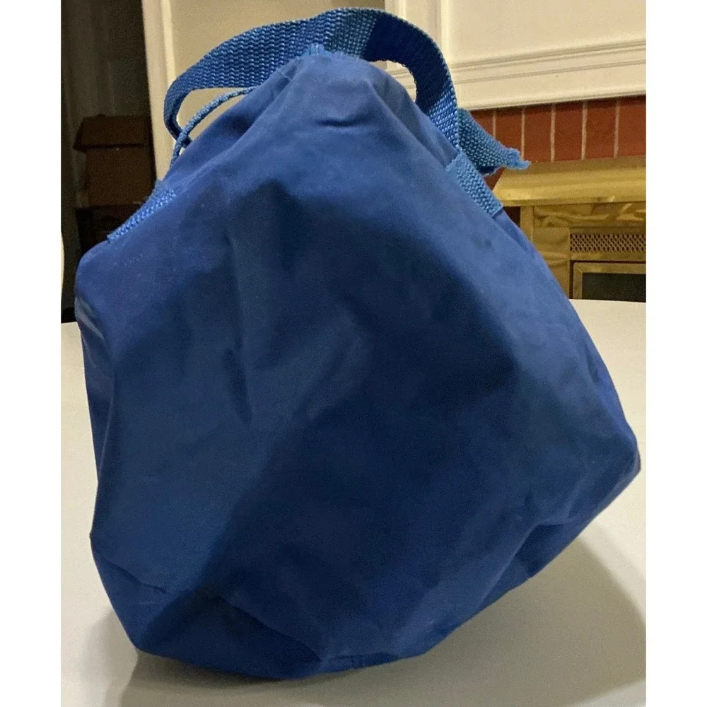 VTG‎ 90s Disney DuckTales Blue Nylon Duffle Bag Scrooge McDuck Huey Dewey Louie